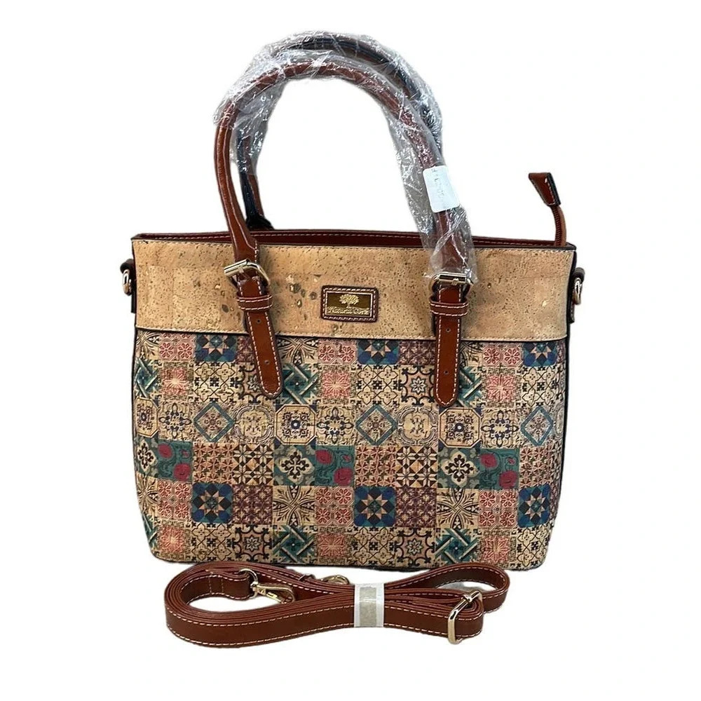 New Natural Cork Portuguese Shoulder/Handbag‎